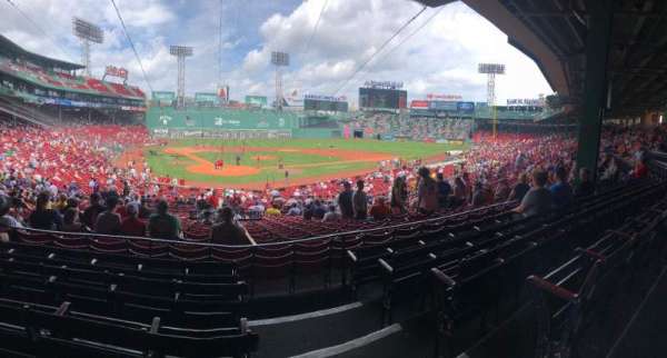 Fenway Park, section: Grandstand 19, row: 5, seat: 1