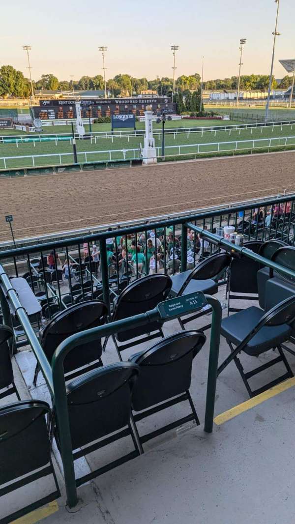 Churchill Downs, section: 317B, row: 13, seat: 1-6