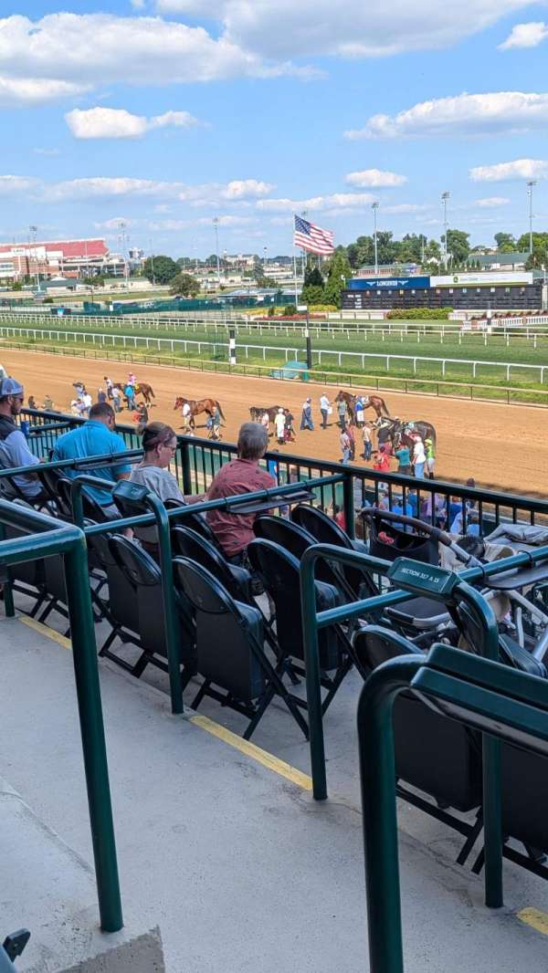 Churchill Downs, section: 317B, row: 13, seat: 1-6