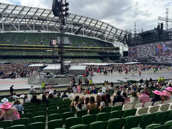 Aviva Stadium, section: 106, row: Y, seat: 4