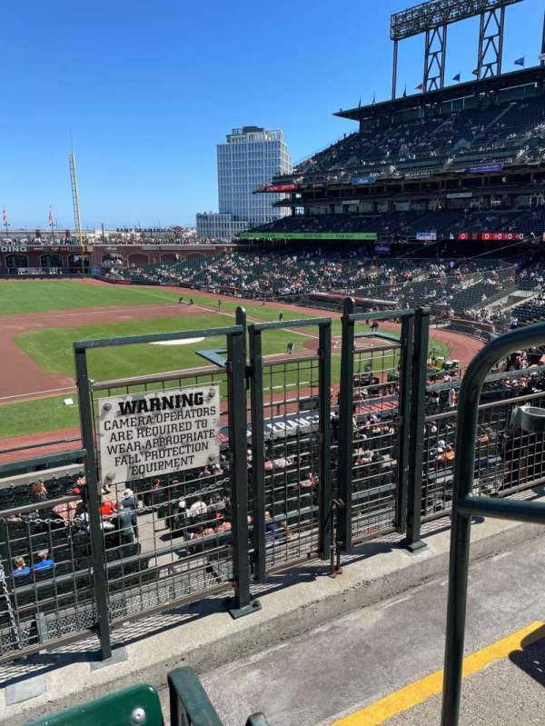 Oracle Park, section: 224, row: B, seat: 1