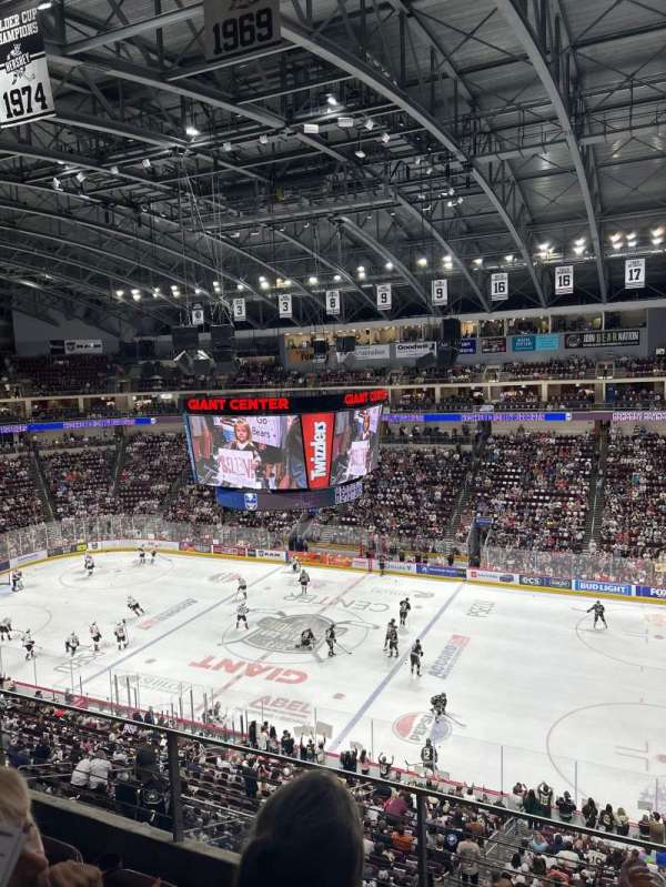 Giant Center, section: 209, row: c, seat: 15
