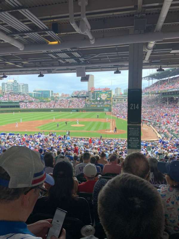 Wrigley Field, section: 214, row: 15, seat: 5