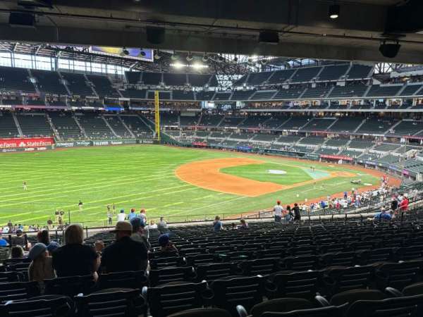 Globe Life Field, section: 104, row: 20, seat: 4