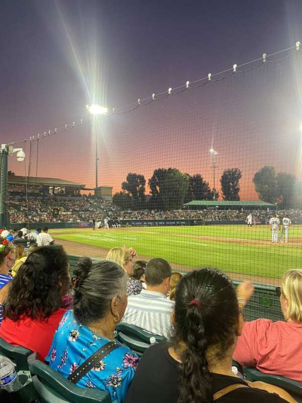 San Manuel Stadium, section: 116, row: 3, seat: 4