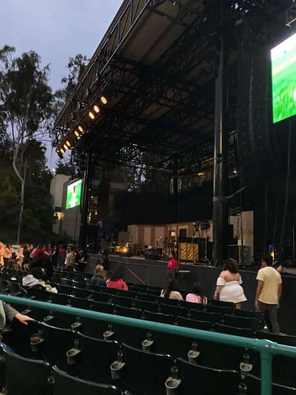 Cal Coast Credit Union Open Air Theatre, section: AA, row: A, seat: 4