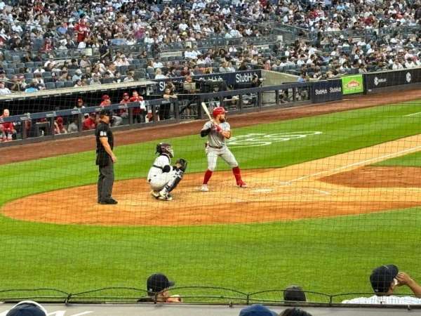 Yankee Stadium, section: 117A, row: 2, seat: 2
