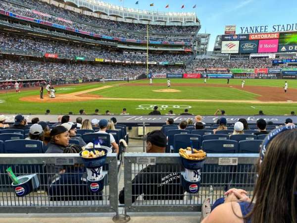 Yankee Stadium, section: 117A, row: 2, seat: 2