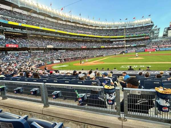 Yankee Stadium, section: 117A, row: 2, seat: 2