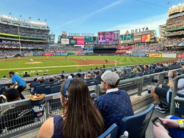 Yankee Stadium, section: 117A, row: 2, seat: 2