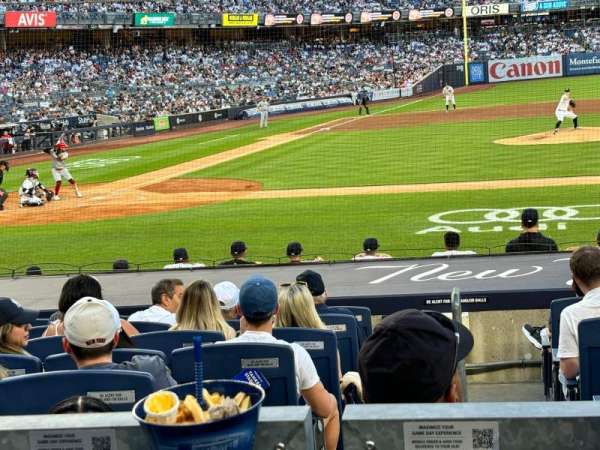 Yankee Stadium, section: 117A, row: 2, seat: 2