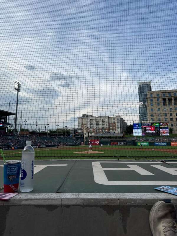 Truist Field, section: 107, row: e, seat: 11