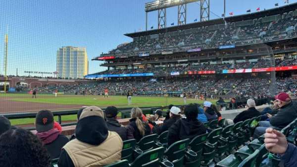 Oracle Park, section: 125, row: 5, seat: 10