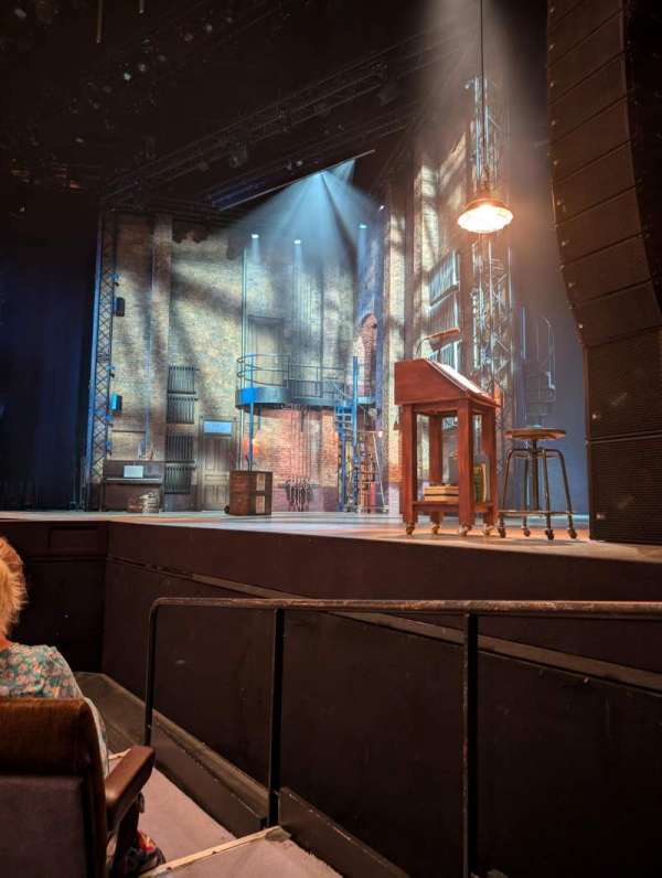 Barbican Theatre, section: Stalls, row: D, seat: 1