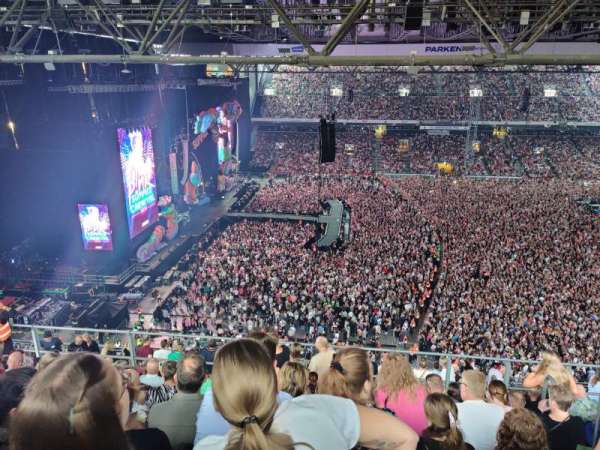 Parken Stadium, section: C4 Upper, row: 21, seat: 69