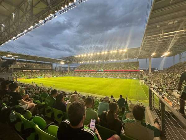 Q2 Stadium, section: 108, row: 23, seat: 13