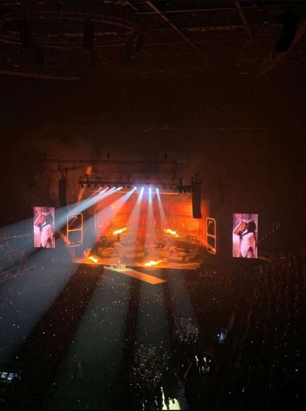 The O2, London, section: 414, row: C, seat: 768