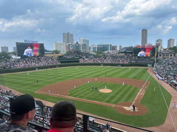 Wrigley Field, section: 314L, row: 2, seat: 9