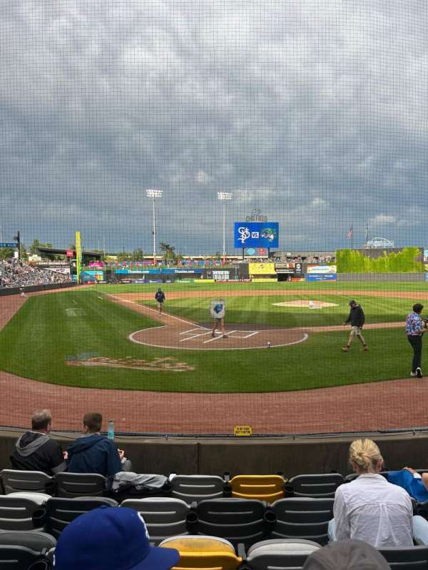 CHS Field, section: 108, row: 6, seat: 8