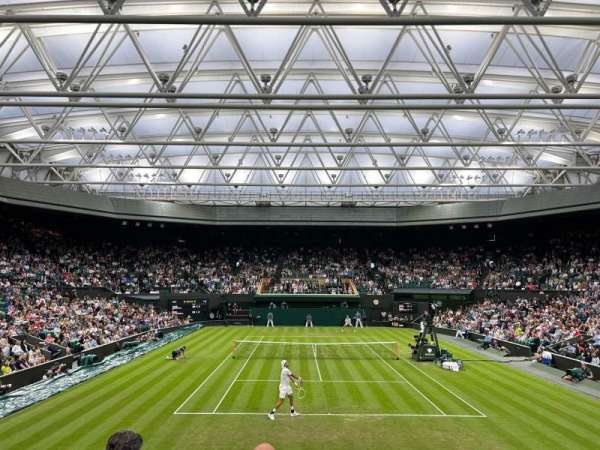 Wimbledon, Centre Court, section: 207, row: A, seat: 161