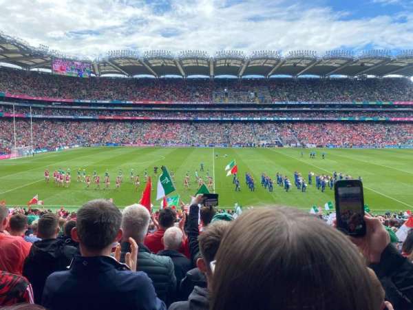 Croke Park, section: 307, row: HH, seat: 26