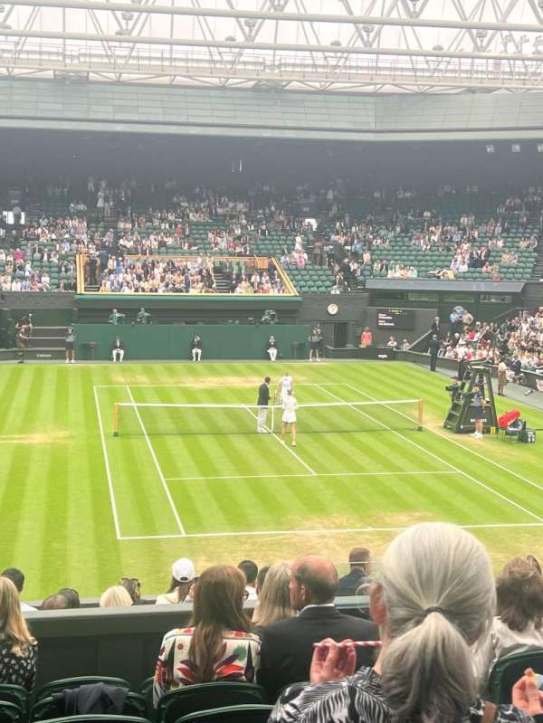 Wimbledon, Centre Court, section: 207, row: G, seat: 213