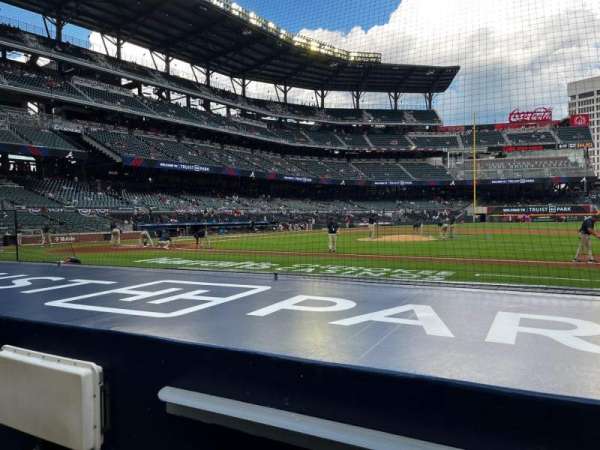 Truist Park, section: 19, row: 7, seat: 5