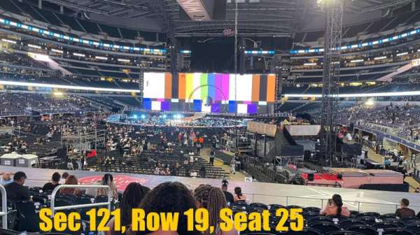 AT&T Stadium, section: 121, row: 19, seat: 25