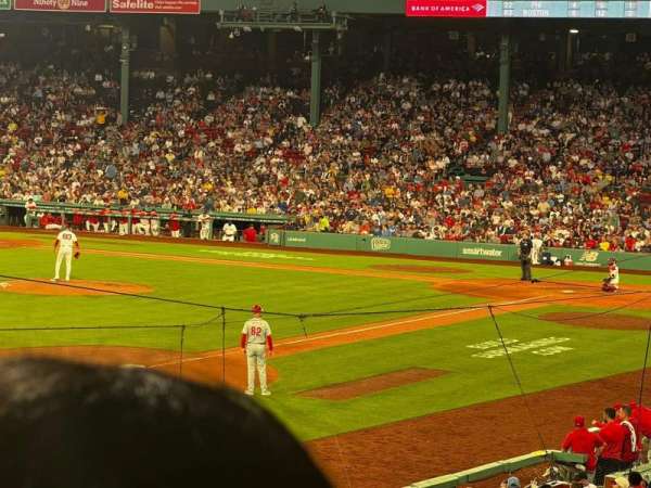 Fenway Park, section: Grandstand 30, row: 2, seat: 14