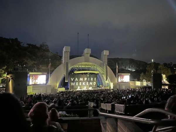 Hollywood Bowl, section: K1, row: 5, seat: 30