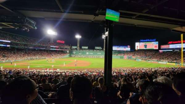 Fenway Park, section: Grandstand 14, row: 8, seat: 8