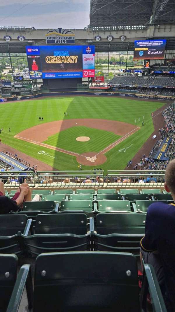 American Family Field, section: 423, row: 13, seat: 11