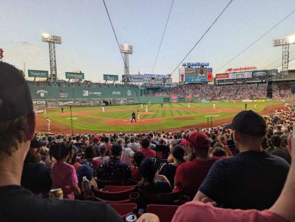 Fenway Park, section: Loge Box 129, row: GG, seat: 7