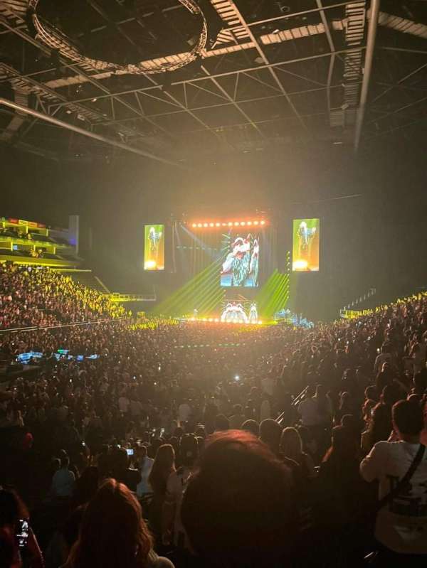 The O2, London, section: 109, row: R, seat: 262