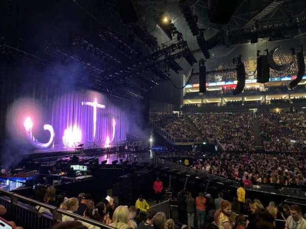 The O2, London, section: 101, row: K, seat: 24