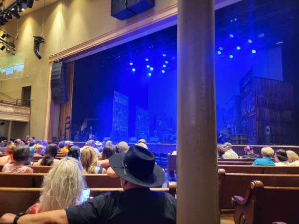 Ryman Auditorium, section: MF-3, row: M, seat: 1