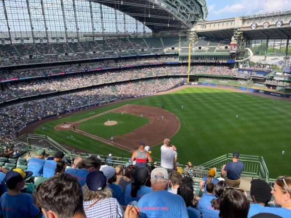 American Family Field, section: 410, row: 18, seat: 18