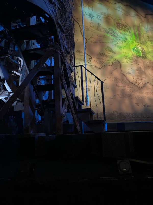 Apollo Victoria Theatre, section: Stalls, row: A, seat: 34