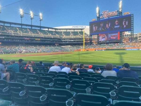 Comerica Park, section: 116, row: 9, seat: 17