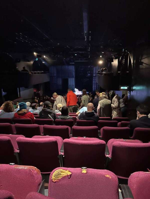 Charing Cross Theatre, section: Stalls, row: W, seat: 3
