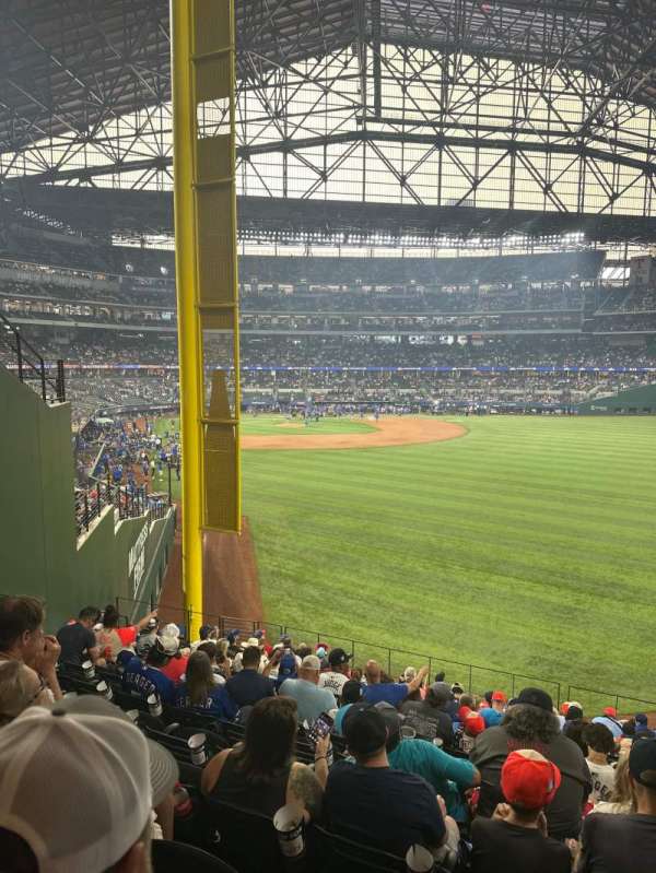 Globe Life Field, section: 128, row: 16, seat: 5