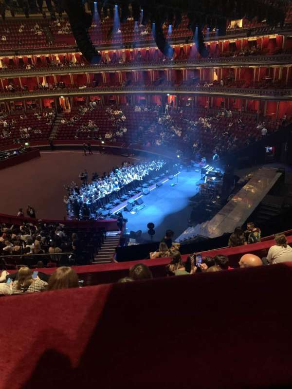 Royal Albert Hall, section: West Choir, row: 9, seat: 122