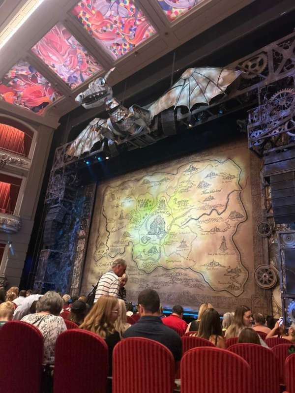 Princess of Wales Theatre, section: Orchestra R, row: B, seat: 9