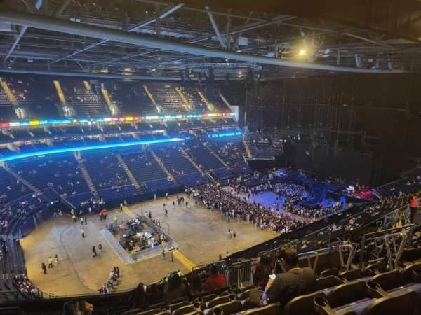 The O2, London, section: 417, row: N, seat: 842