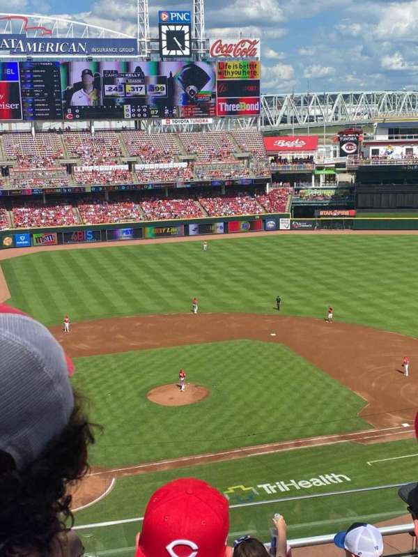 Great American Ball Park, section: 427, row: E, seat: 8