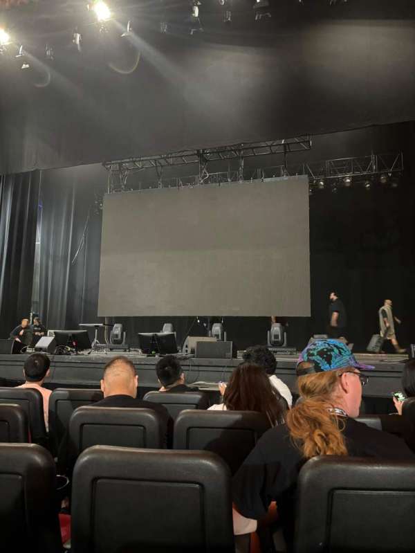Orpheum Theatre, Los Angeles, section: Orchestra, row: E, seat: 12