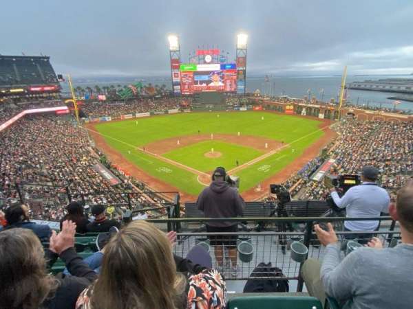 Oracle Park, section: VR315, row: E, seat: 12