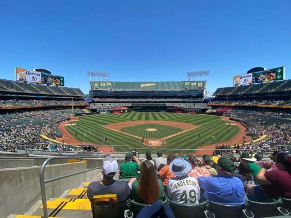 Oakland Coliseum, section: 217, row: 6, seat: 12