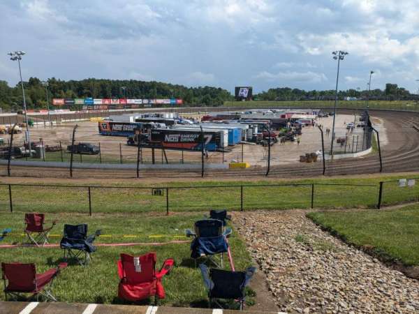 Eldora Speedway, section: NTB, row: 1, seat: 3