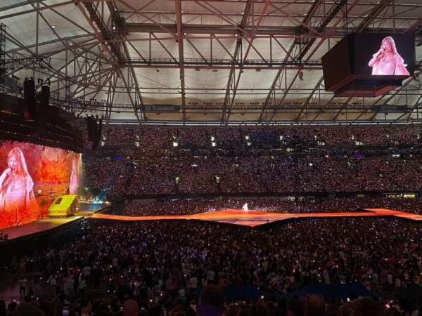 Veltins-Arena, section: t, row: 19, seat: 5